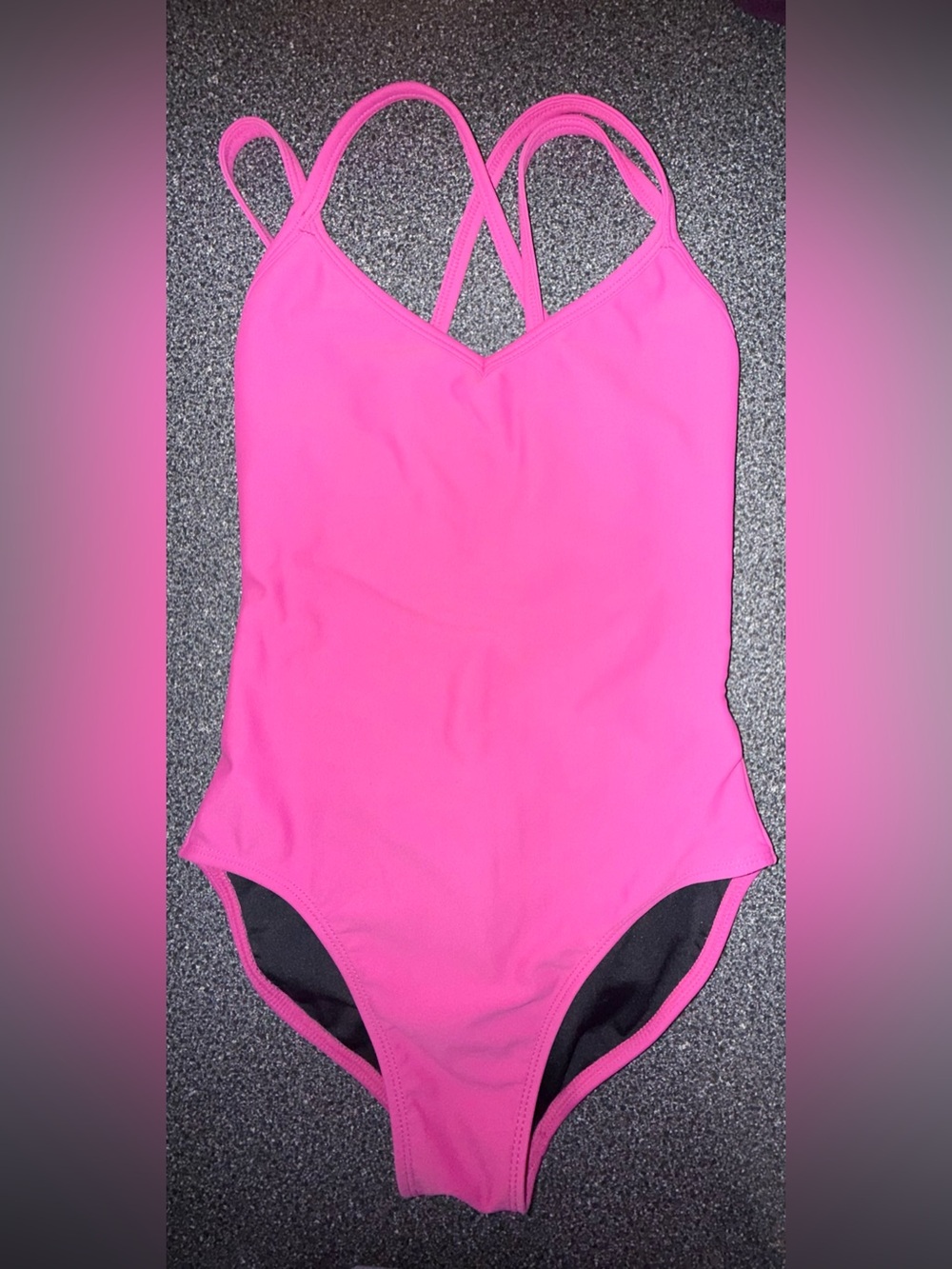 Oh La La Bright Pink Dance Leotard Size Child Large